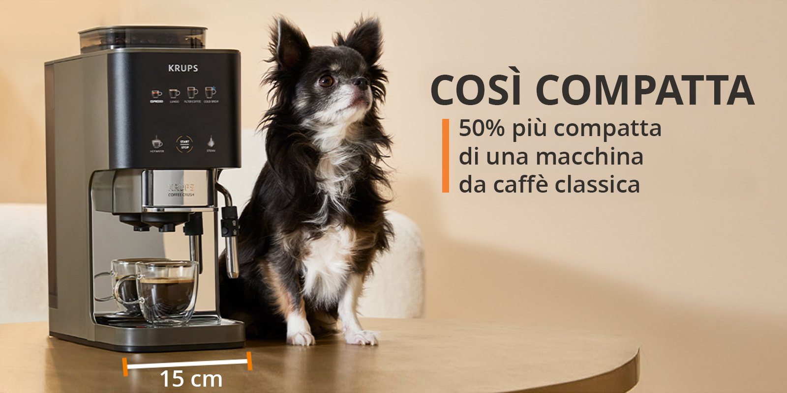 DIMENSIONI COMPATTE